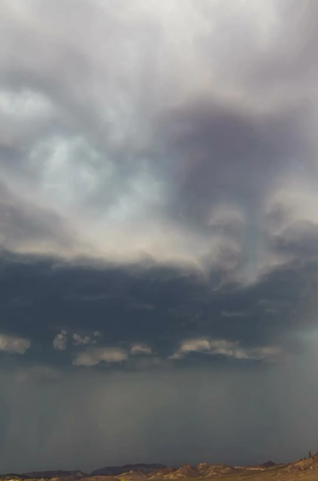 Storm over the desert