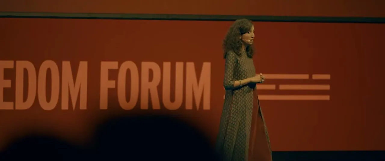 Speaker on the main stage of the Oslo Freedom Forum, Human Rights Foundation