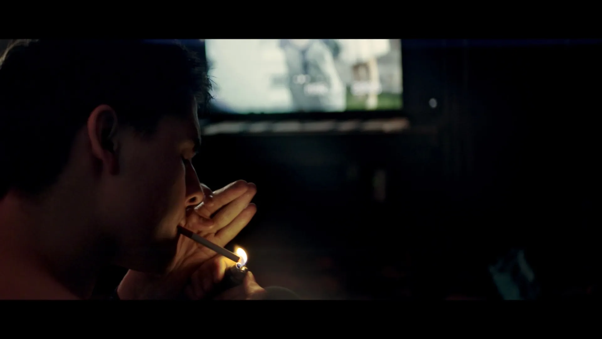 Cinematic still from production work by Emily Riskas, Director of Photography