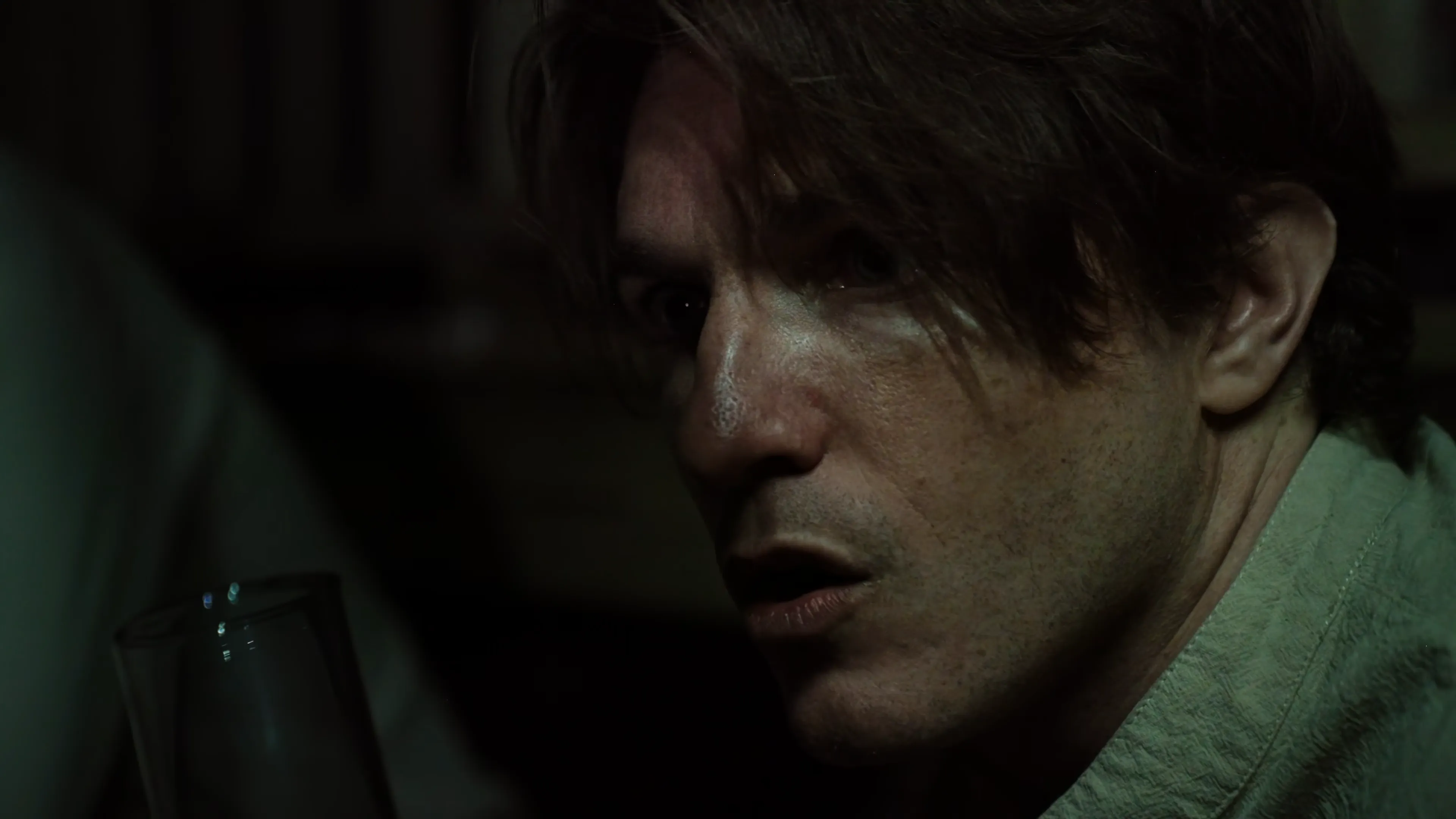 Cinematic still from production work by Emily Riskas, Director of Photography