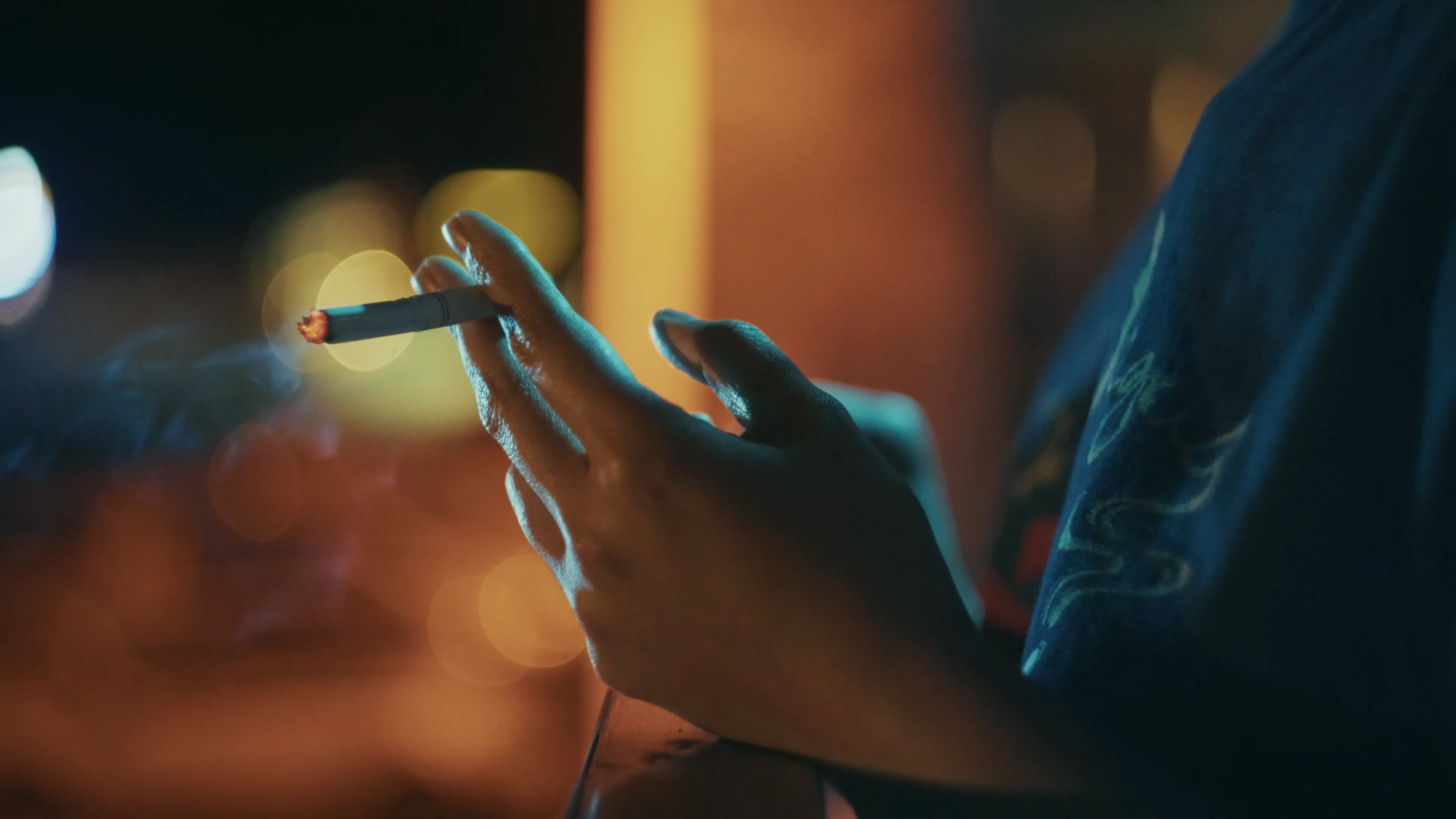 Cinematic still from production work by Emily Riskas, Director of Photography