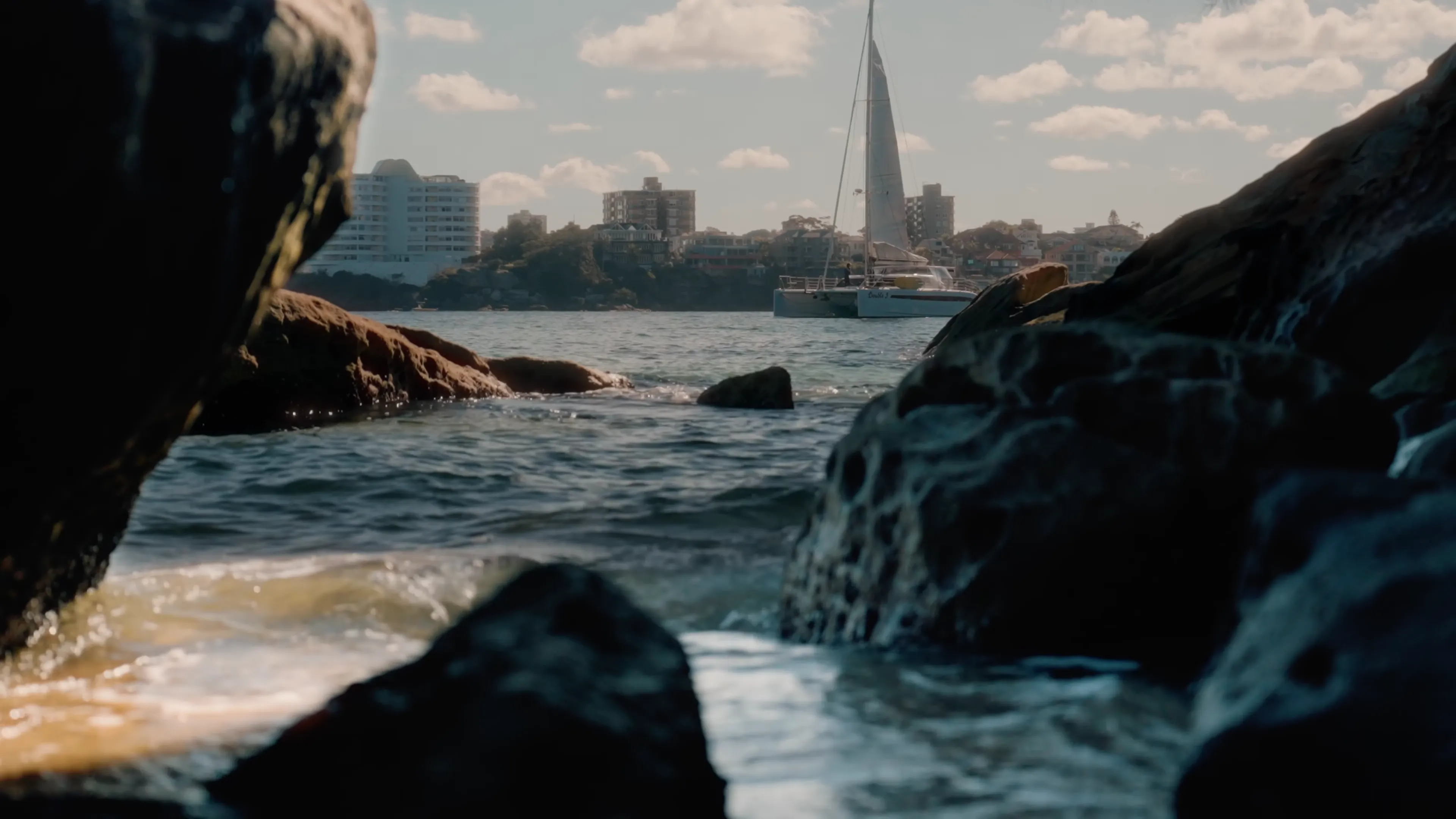 Cinematic still from production work by Emily Riskas, Director of Photography